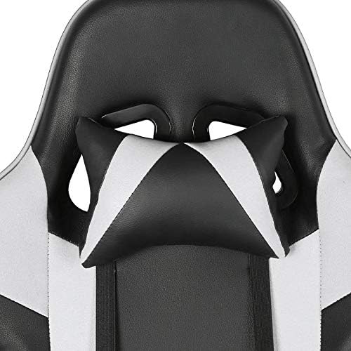 Office Chair Gaming Chair Computer Chair Gaming Chair Safe Durable Office Chair Ergonomic Leather Comfortable Chair for Game Computer Chairs (Color : White-Style)