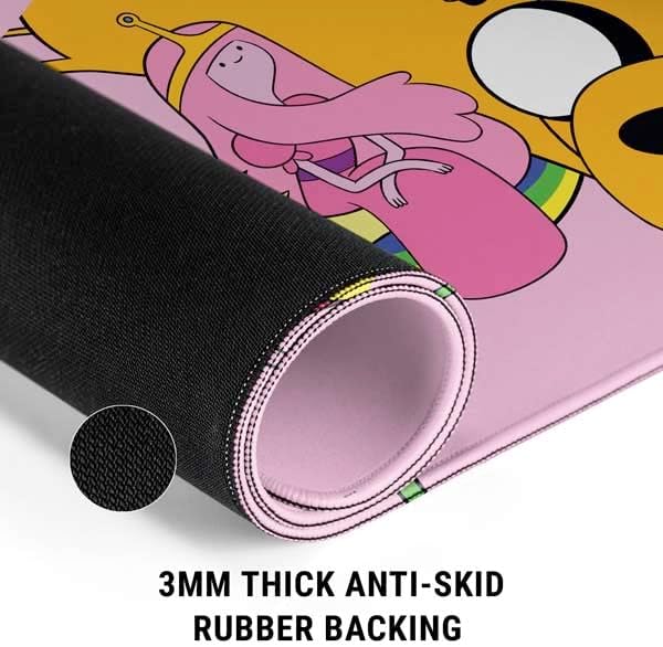Skinit Large Gaming Mouse Pad - Officially Licensed Riding in a Unicorn Design with Stitched Edges Waterproof Non-Slip Rubber Base Desk Mat for Keyboard & Mouse 31.5 x 11.8 inches