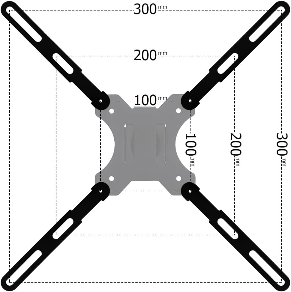 IFCASE 32 55 inch 200x200mm 400x400mm 300x300mm (1.0) Steel Adapter Bracket Convert for Screens to LCD LED TV VESA
