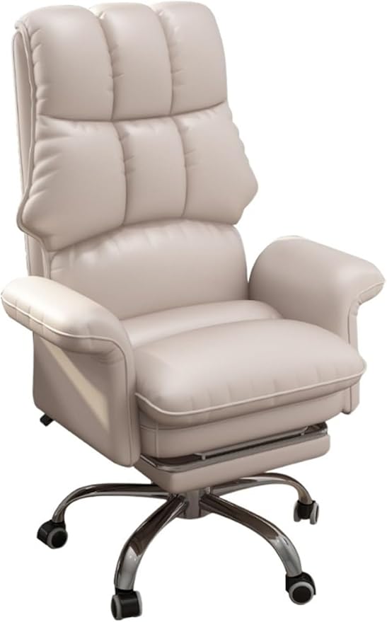 Gaming Chair Home Computer Chair Office Chair Gaming Chair Backrest Lifting Swivel Chair Comfortable Long Sitting Chair Sofa Seat Chair (Color : Yellow Latex)