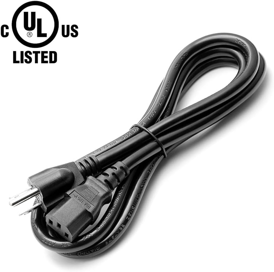 10FT AC Power Cord for ION Block Rocker, Job Rocker, Explorer Portable Speaker System, Compatible with iPA76C, iPA76A