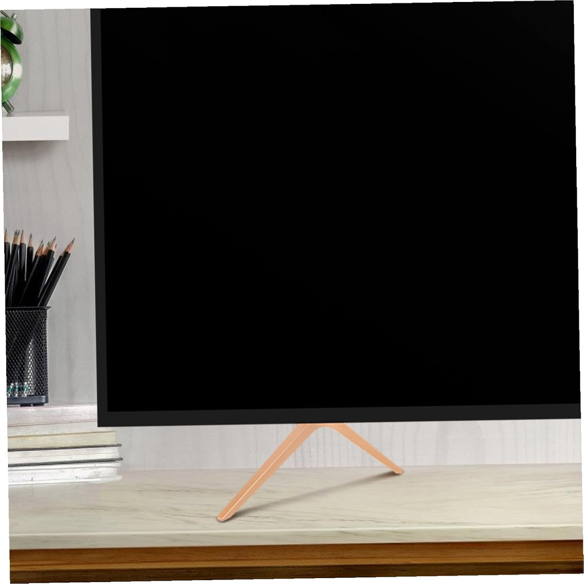 IMIKEYA 1pair Tabletop Tv Stand Mounting Brackets for Small Spaces Elegant Design for LCD Led Flat Screen Tvs Sturdy