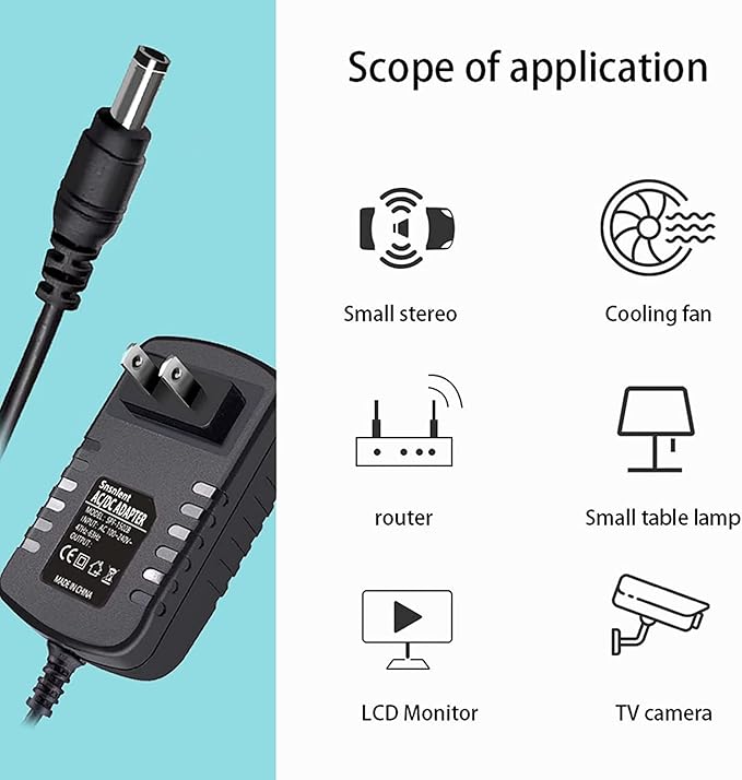 AC/DC Adapter Compatible with LumiSource BoomChair B42 Multimedia Video Game Gaming Chair Wall Home Power Supply Cord Cable PS Charger Mains PSU