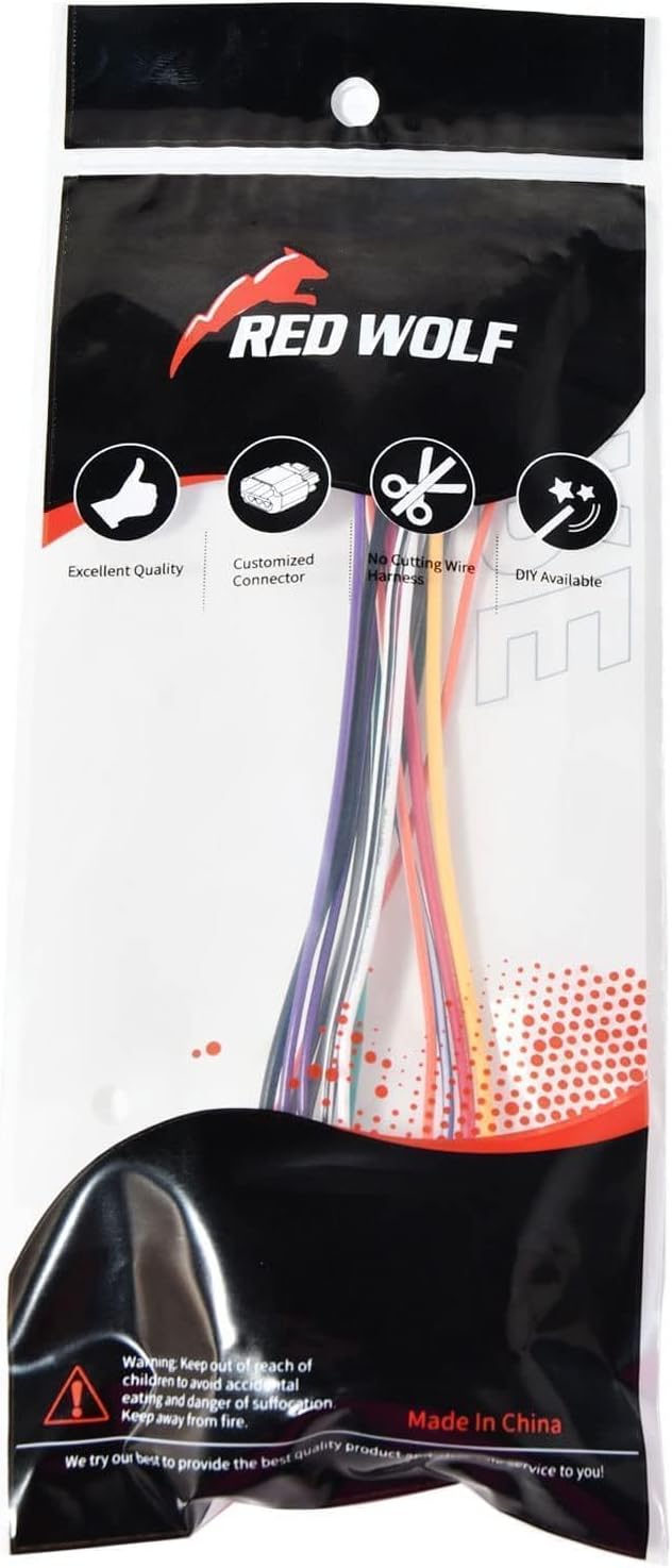 1998-2002 2002 996 RED WOLF Factory Amplifier Bypass Wiring Harness for GMC Yukon Chevy Suburban, for Porsche w/Wire
