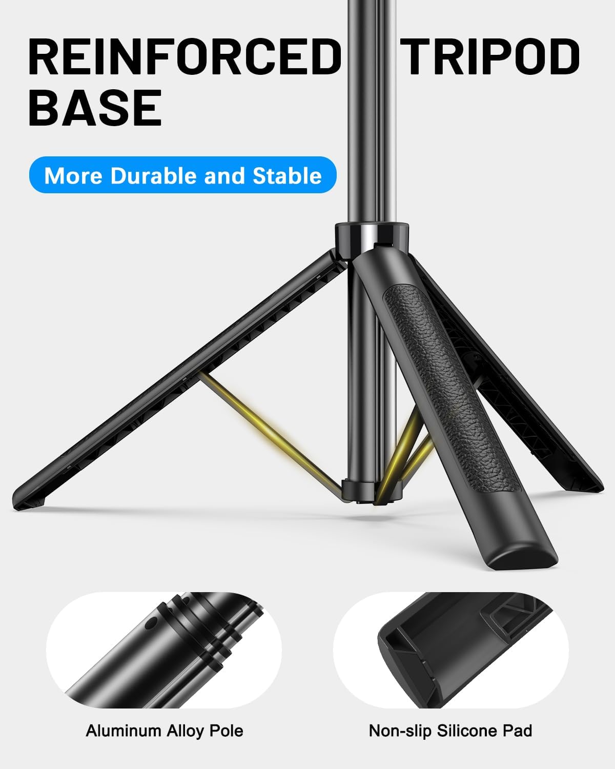 Vlogging Kit for iPhone/Android, 71" Selfie Stick Tripod for iPhone with Light, Wireless Remote & Microphone, Adjustable Phone Tripod for TikTok/YouTube Starter Content Creator Essentials Kit