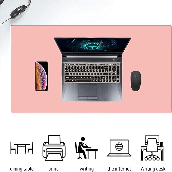 Sexy Anime Mouse Pad Large Computer Gaming Gamer Pad Keyboard Non-Slip Pc Desk Mat XXL Sexy Butt Breasts Chest (31.49x15.74 inche)