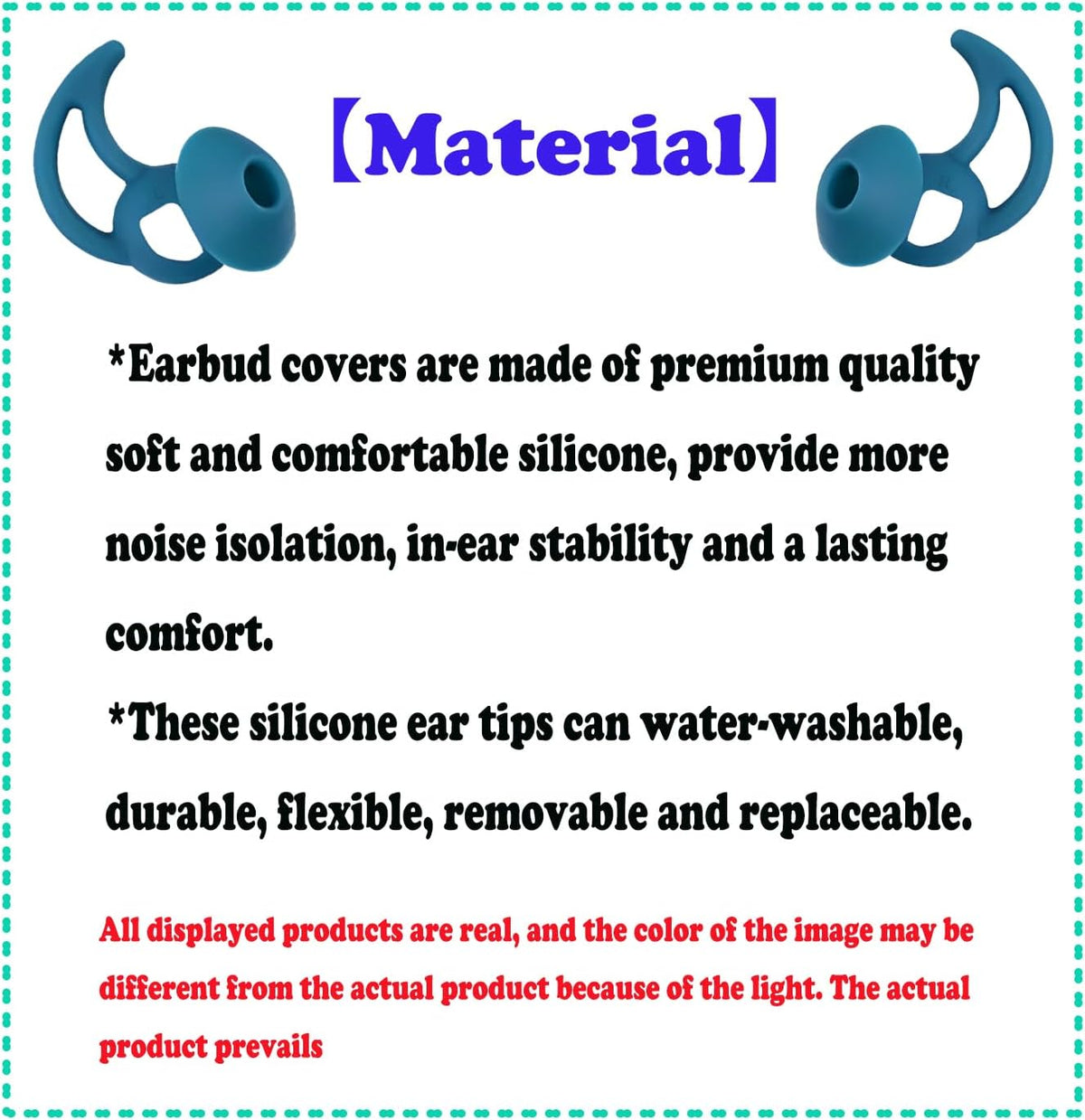 Earbud Tips 3 Pairs,Medium Silicone Earbud Tips Compatible with Bose QuietComfort Earbuds and Sport Earbuds