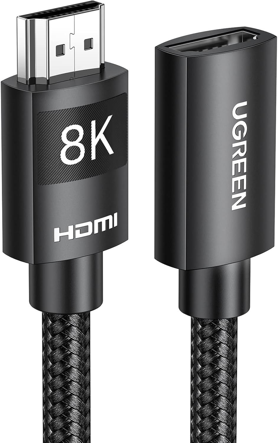 8K 10K 2.1 4K 2023/PS5/Xbox 1.5FT UGREEN HDMI Extender HDMI Extension Cable Ultra High Speed Cord Male to Female