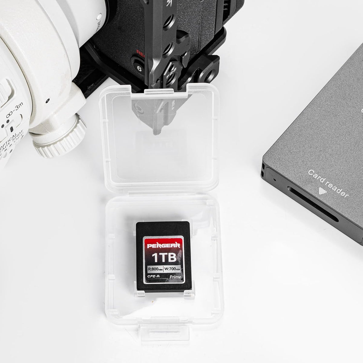 Pergear 1TB VPG200 CFexpress Type A Memory Card, Up to 800MB/s Read Speed & 700MB/s Write Speed for Sony Alpha Sony FX Cameras, Up to 8K RAW for Video/Photo