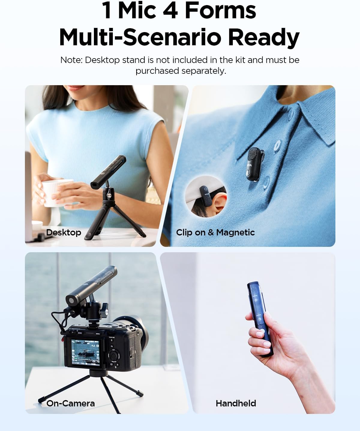 BOYA Magic-03 Wireless Lavalier Microphone, 30Hrs Battery,328FT Los Range, Safety Track &Limiter, Portable Wireless Mini Lapel mic for USB Type-C Android iPhone 16/15 Camera Camcorder Vlog Podcast