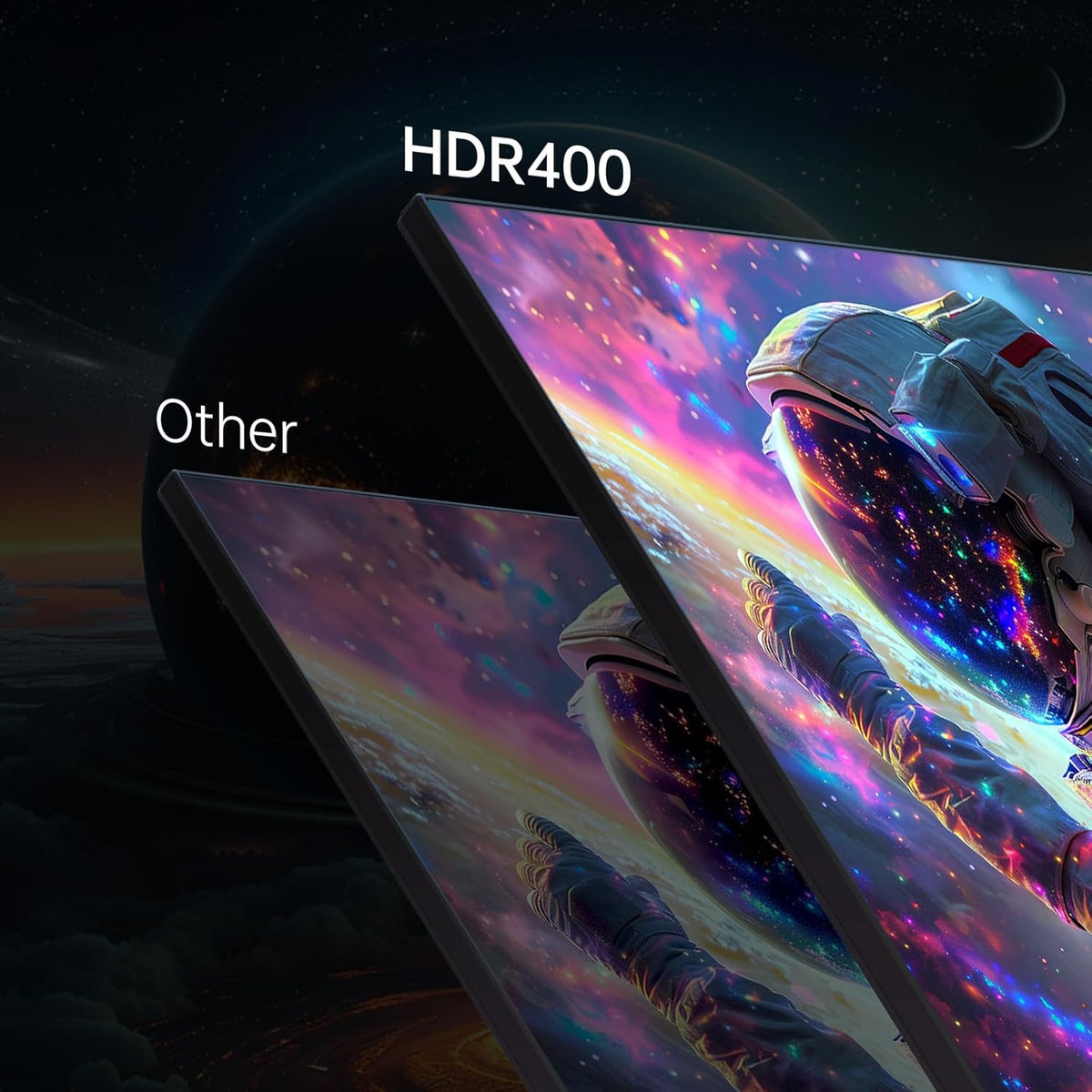 KTC 27'' 240hz Gaming Monitor 1440p(2560× 1440) 144Hz 1ms Fast HVA HDR400 130% sRGB HDMI & DisplayPort AdaptiveSync VESA Tilt Eye Care