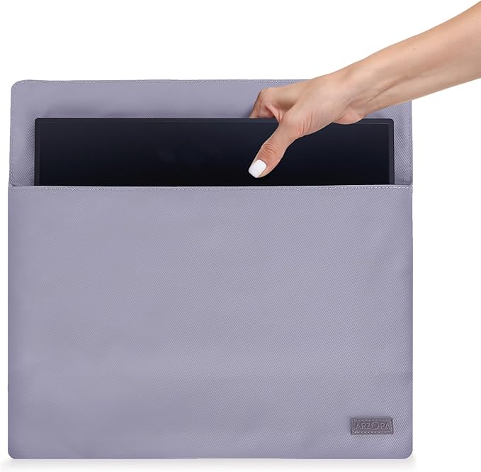 ARZOPA Portable Monitor & Sleeve16.1'' 144Hz 1080P FHD Laptop Monitor & PU Sleeve Bag Combination