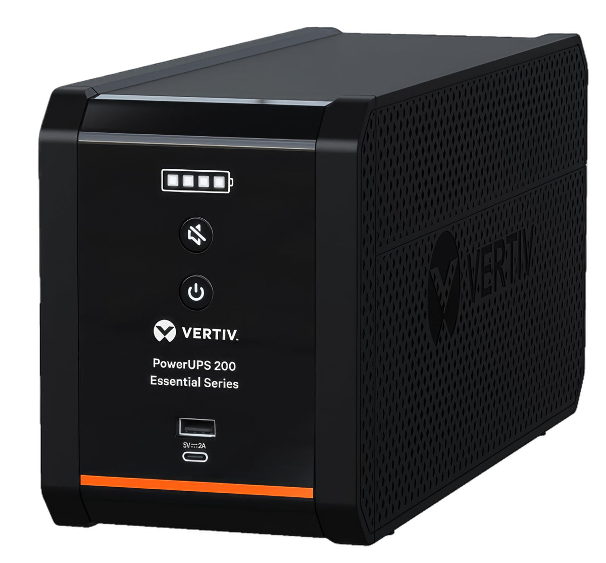 Vertiv Liebert PowerUPS 200 Essential, PSA6E-1000LVT, Line Interactive UPS 1000VA/550W, Battery Backup & Surge Protector, AVR, 6