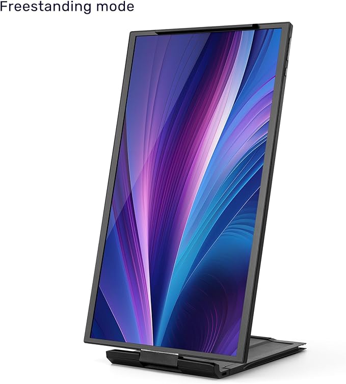 SideTrak Swivel 15.6 Attachable Portable Monitor for Laptop | FDH TFT Laptop Dual Screen | Mac PC & Chrome Compatible | Swivel Hinge Laptop Screen Extender | USB-C Port