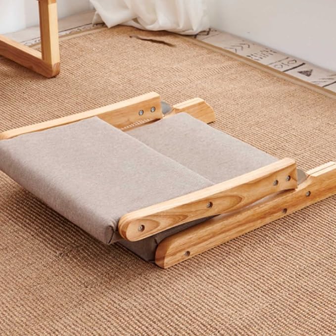 BTZHY Floor Chair Portable Floor Chair Foldable Meditation Floor Chair Living Room Chair Floor Chair Japanese Legless Tatami Chair Sitting Room Meditation Floor Chair