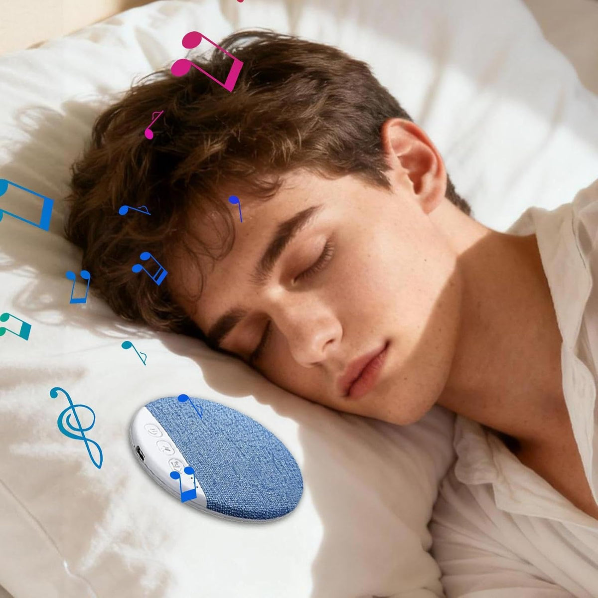 Generic Sleep Speaker Under Pillow - Built-in White Noise Hi-Fi Sound - Pillow Speakers White Noise Machine |