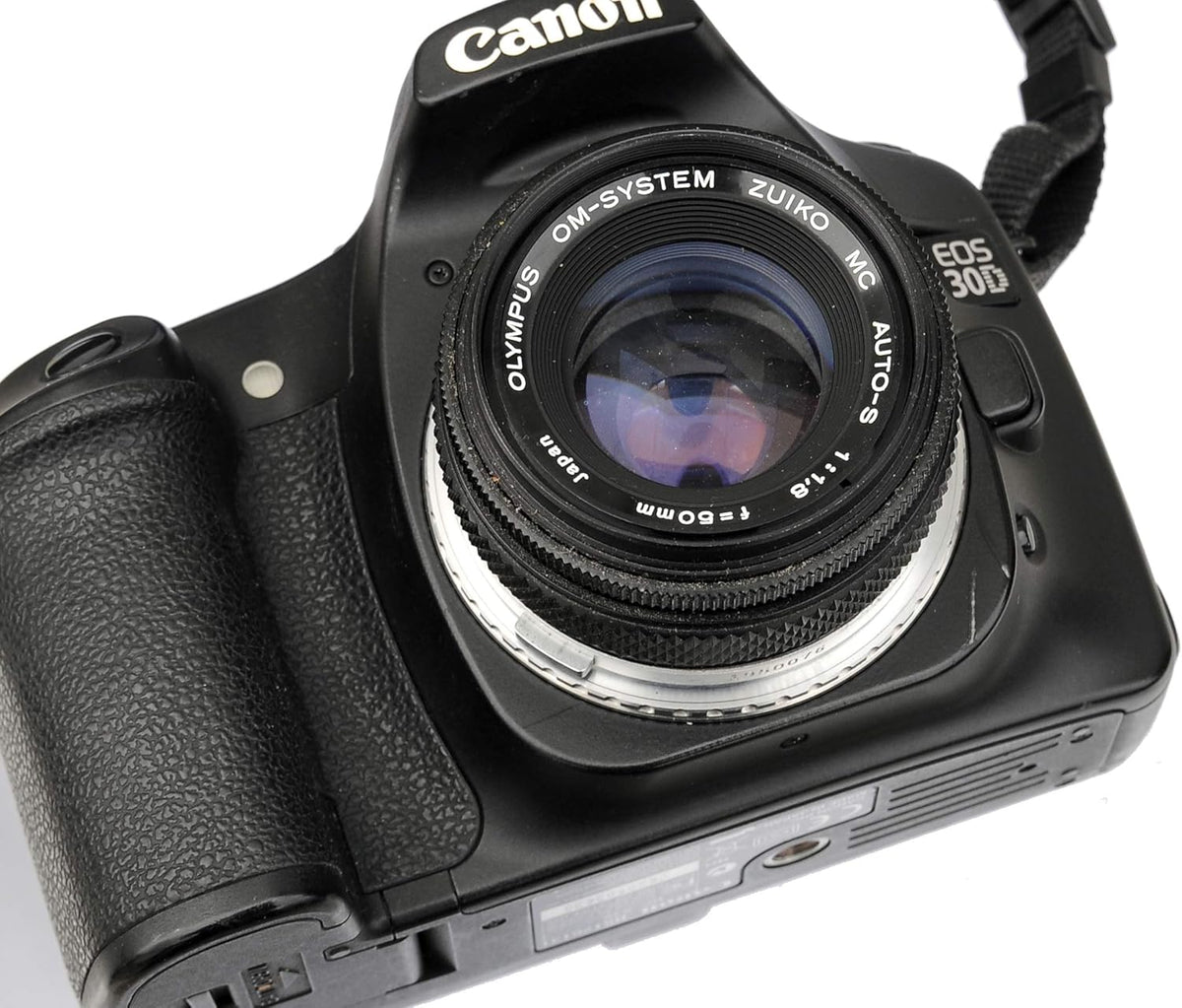 Fotasy 6D 5D 1D 7D 7D 90D 80D 77D 70D 60D 50D 1300D 1200D 1100D 1000D 760D 750D 700D Olympus OM Lens to Canon EF EF-S