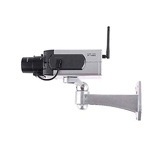 Motion Detection Led Flashing Dummy Camera Imitation CCTV Movement Function Scaring Monitor IR Led Flash Move Fake Gun