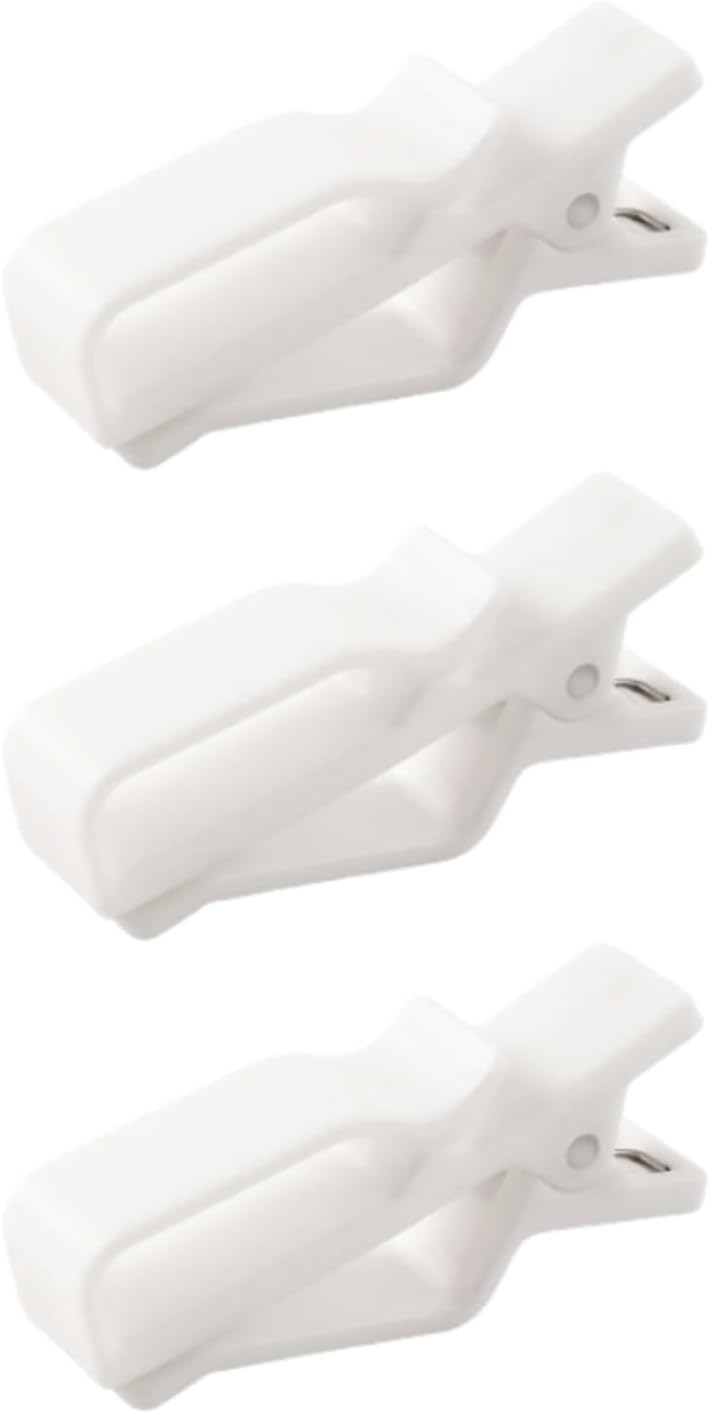 GHSGHS 2.3"x0.98"x0.5" (3,White) Adjustable Cable Holder for Nightstand - Cable Management Organizer with USB Port