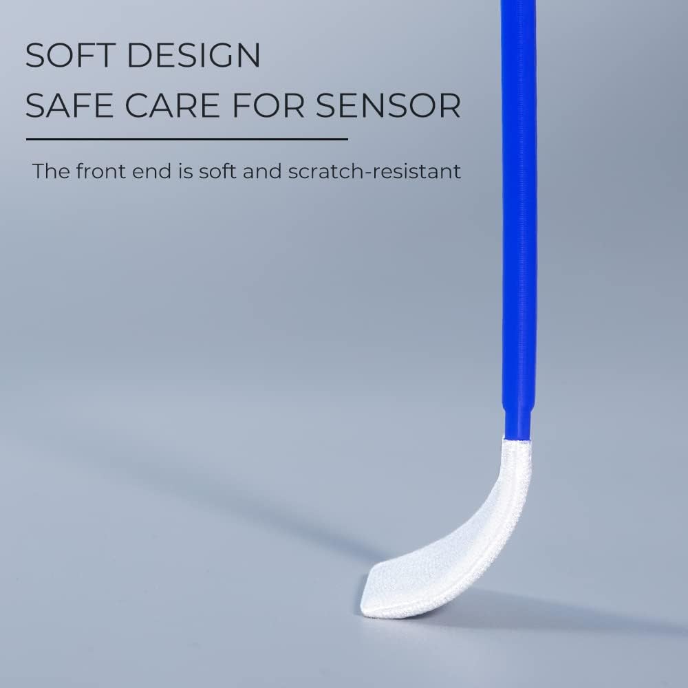 K&F Concept Full Frame Sensor Cleaning Kit - 16pcs Sensor Cleaning Swabs, 20ml Sensor Cleaner & Gloves, Cameras Lens Cleaning Kit Compatible with Sony Nikon Canon FF CCD CMOS Sensors