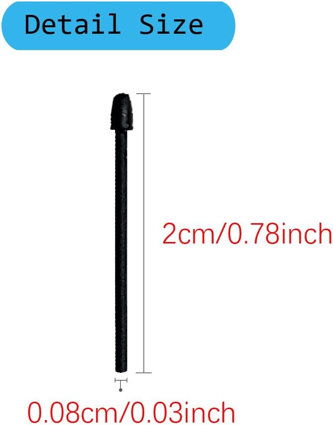 20 PCS 2B Pen Tips Replacement Compatible with Remarkable 2 Pencil, Pencil Nibs Compatible with Remarkable 1 / Marker Plus Pen