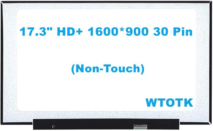 17.3 HD+ LCD Screen Replacement LED Display for HP 17T-CN000 17T-CN300 17T-CN400 (Non-Touch)