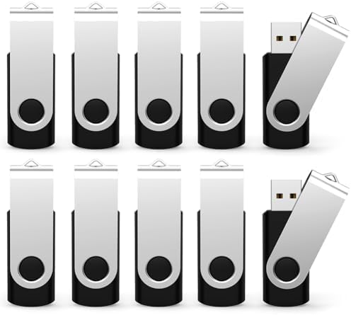 TOPESEL 100PCS 2GB Bulk USB 2.0 Flash Drives, Thumb Drives with USB 2.0 Speed, Ideal for Data Backup and Transfer