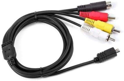 GreatPowerDirect DCR-DVD105/e DCR-DVD103/e/v AV A/V TV Video Cable Cord Lead for Sony Camcorder