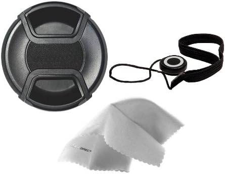 Digital Nc Pinch DMC-GX1 (62mm) Lens Cap Center for Panasonic LUMIX + Lens Cap + Microfiber Cloth
