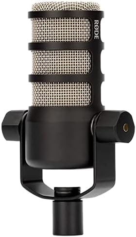 Rode PodMic Dynamic Broadcast Microphone with Rode Desk Stand 2 (DS2) XLR Cable and StreamEye Polishing Cloth