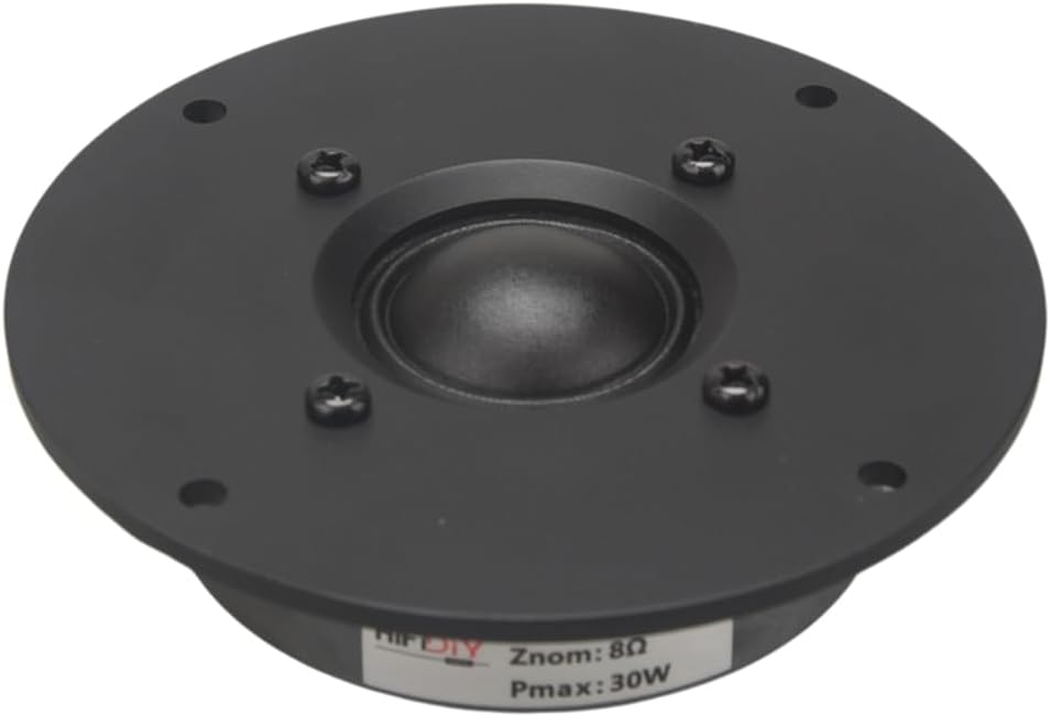 HIFIDIY LIVE 2PCS 4 inch 25-core 8OHM 30W B1-100 HiFi Tweeter Speaker Unit Black Silk Membrane Home Film Treble