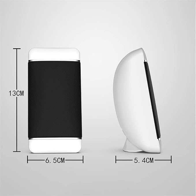 Computer Speakers Mini Speaker with USB Powered 3.5 mm AUX-in Portable Speaker for Computer Laptop (Color : Black)