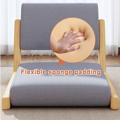 BTZHY Floor Chair Tatami Chair Accent Furniture Meditation Floor Chair Living Room Chair Floor seat Portable Japanese Legless Chair Lazy Sofa for Bay Window Meditation Reading