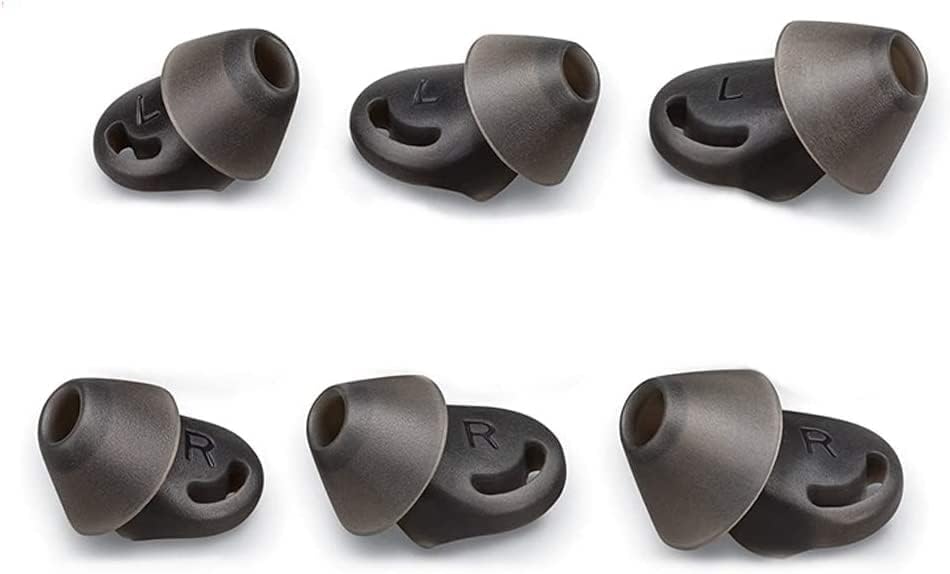 Voyager 6200 UC Eartips Replacement,in-Ear Gels Kit for Plantronics 6200/Backbeat Go 410 Headphone-3 Pair Medium