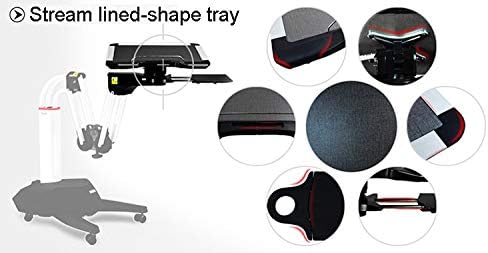 Kesrer01 Full Motion Long Arm Multifunctional Moving Laptop Desk Sofa Bedside Notebook Stand Lazy Lift Rotating Computer Table