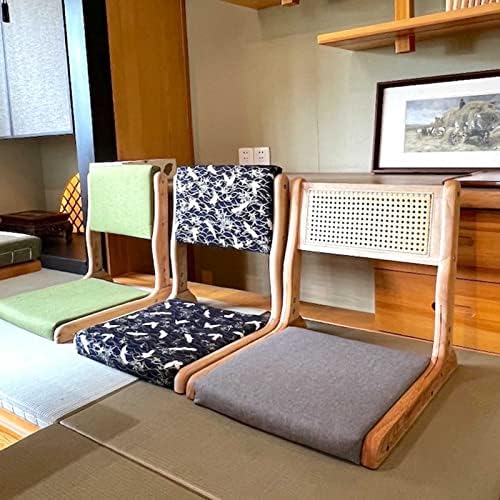 BTZHY Floor Chair Portable Floor Chair Foldable Meditation Floor Chair Living Room Chair Floor Chair Japanese Legless Tatami Chair Sitting Room Meditation Floor Chair
