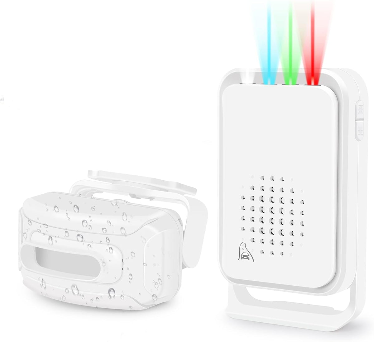 greencycle IP64 900ft Outdoor Motion Sensors with Alarm, Driveway Alarms Wireless Outside Weatherproof, Motion