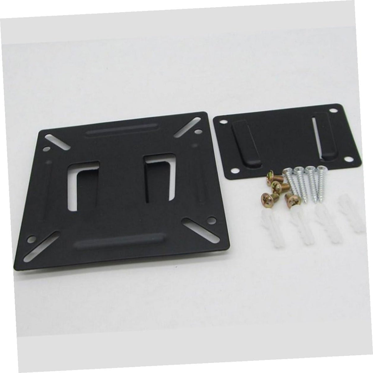 Healeved 14-24 Inch 3pcs LCD Tv Wall Mount Bracket Metal Fixed Display Stand Holder for Home Office Hotel, Flat Screen