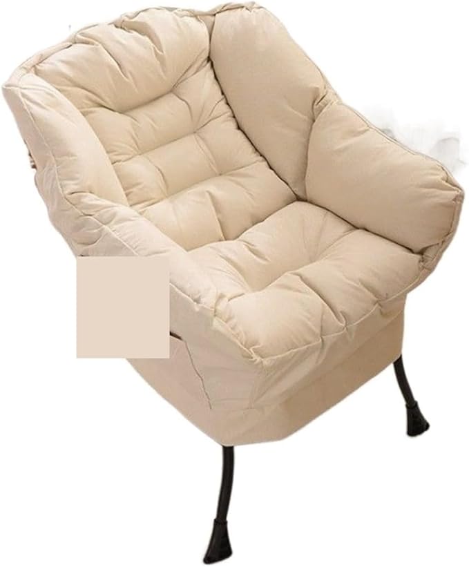 Gaming Chair Computer Chair Sofa Wholesale Armchair Bedroom Comfortable Chair Armchair Chair (Color : Tq Dark Gray Suede L)