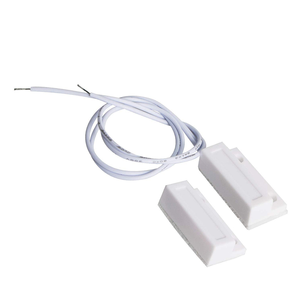 Aoje-Link RC-38A NC Wired Magnetic Door Switch Window Sensor Alarm for Home Security Access Control and Burglar Alarm Systems White 4pcs
