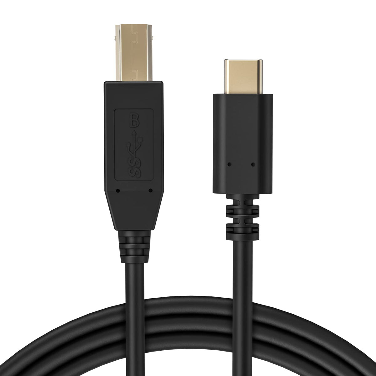6ft 3.0 CBUS USB-C to USB-B USB Cable Compatible with iFi Zen DAC, Dell Monitors, Printers Scanners, External Hard