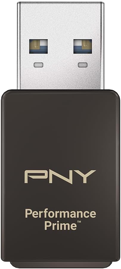 PNY Performance Prime™ USB 3.2 Gen 1 microSD Flash Memory Card Reader – Ultra-Fast Speeds, Read 200MB/s, Write 150MB/s, Type-A, for USB 3.2 Gen 1/USB3.0 Equipped Host Devices