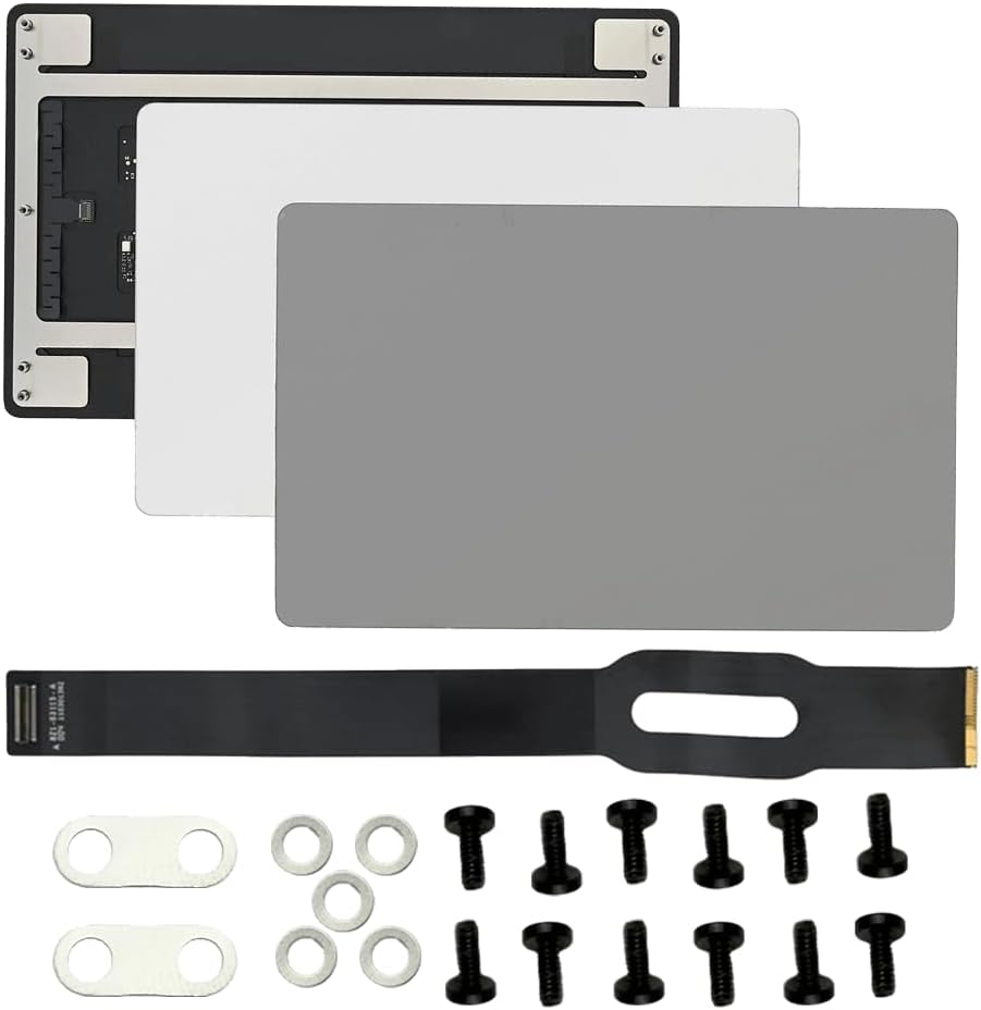 A2485 Trackpad w/Cable for MacBook Pro (16-inch, M1 2021) 661-23673, 661-23674, 821-03115-A (Genuine) (Space Gray)