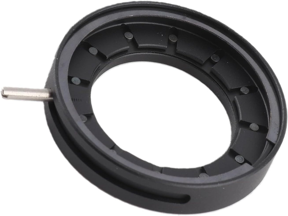 Estink 1.5-23mm (SK23) Adjustable Aperture Diaphragm, Metal Microscope Adapter Aperture Adjustable Lens Optical