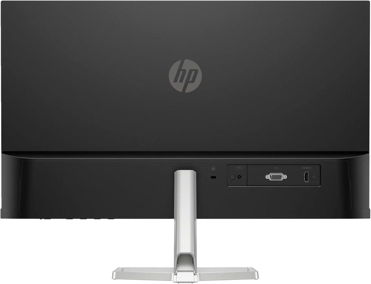 HP Series 5 524sf Monitor (Replaces M24f) 24" IPS FHD 300 nits Display, -5 to +25 Degrees Adjustable Tilt, Flicker Free, Anti-Glare, 1x HDMI, 1x VGA, Black/Silver w/Dockztorm HUB USB Port Expander