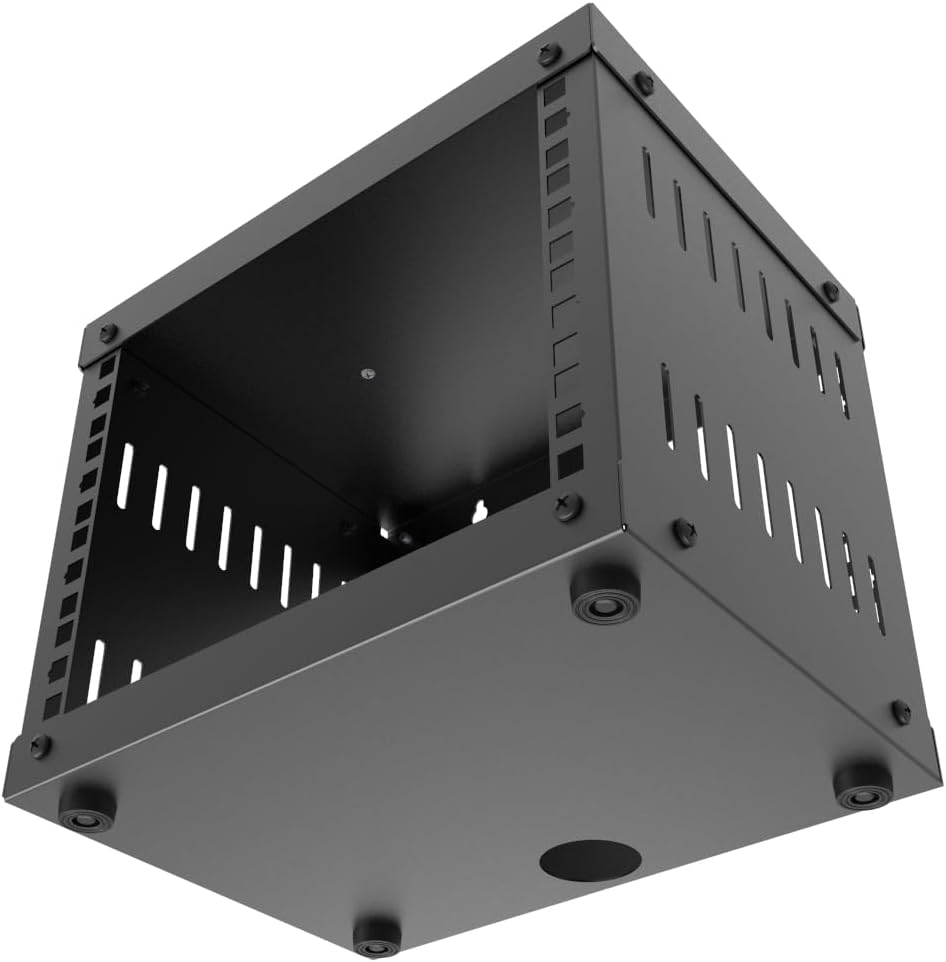 4U Small Network Cabinet-10 inch Server Rack for 10" Server, Network, Audio, and Video Equipments at Home or Office (4U)