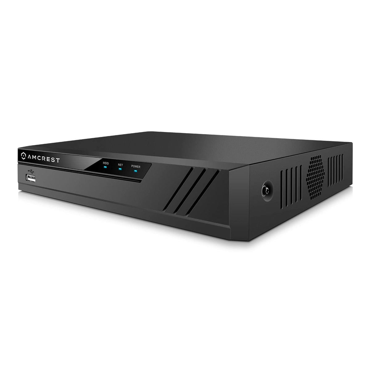 Amcrest 4K 16CH 8 Port PoE NVR (1080p/3MP/4MP/5MP/8MP) Network Video Recorder, 16CH (8-Port PoE) NVR - Supports up to 16 x 8-Megapixel IP Cameras