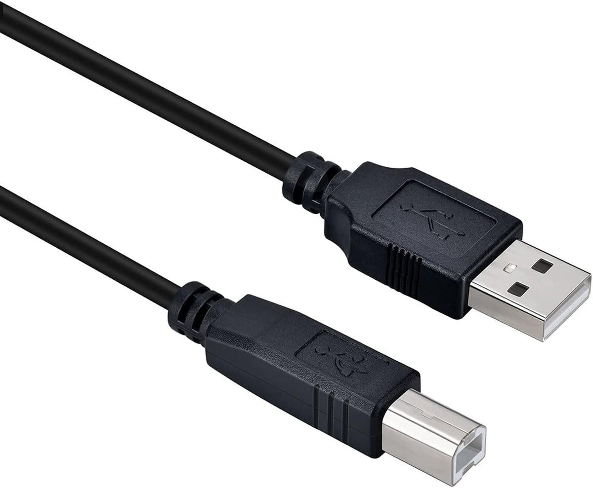 GUY-TECH 6ft (6FT) C4235 C4240 C4250 USB Cable PC Laptop Data Sync Transfer Cord for HP Photosmart/PSC/Business
