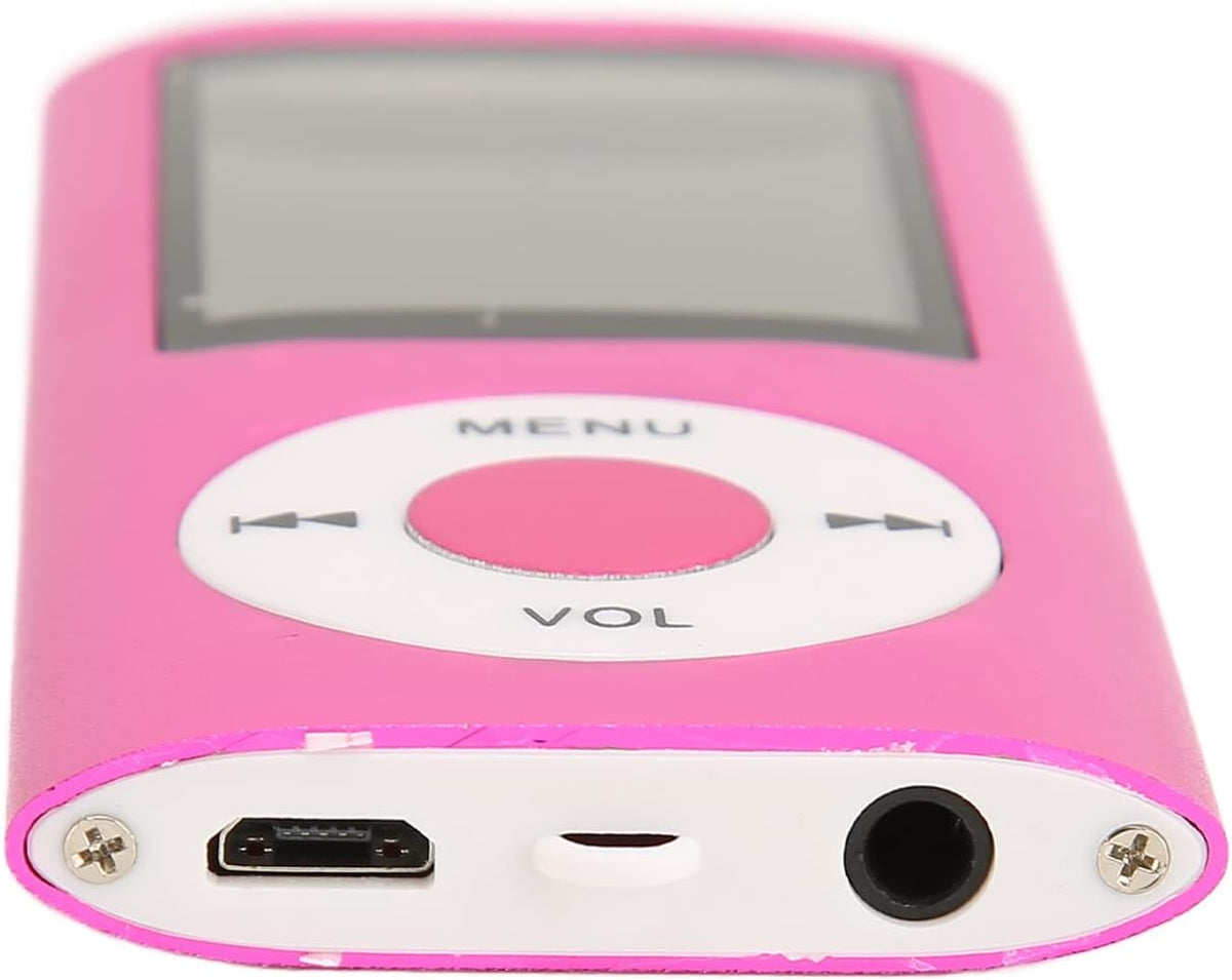 Heayzoki MP3 1.8 Inch 64GB, Player with Bluetooth, Music Player with Built-in HD Speaker, LCD Screen, HiFi Sound
