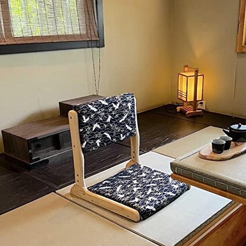 BTZHY Floor Chair Portable Floor Chair Foldable Meditation Floor Chair Living Room Chair Floor Chair Japanese Legless Tatami Chair Sitting Room Meditation Floor Chair